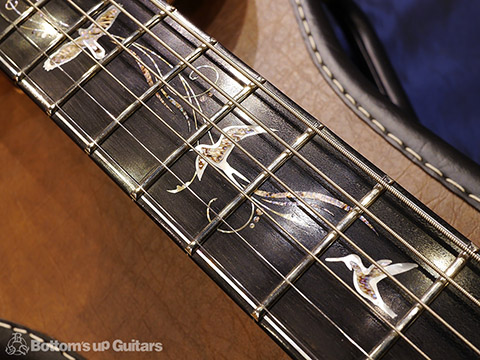 PRS Private Stock PS #5995 Singlecut Archtop -Toned Top with Smoked Burst / Faded Red Tiger Back